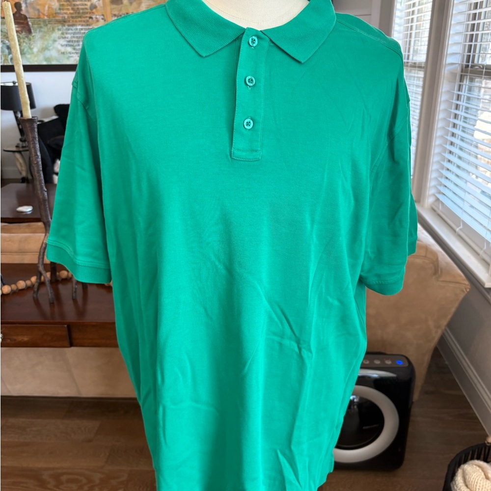Nordstrom Classic Green Polo Shirt